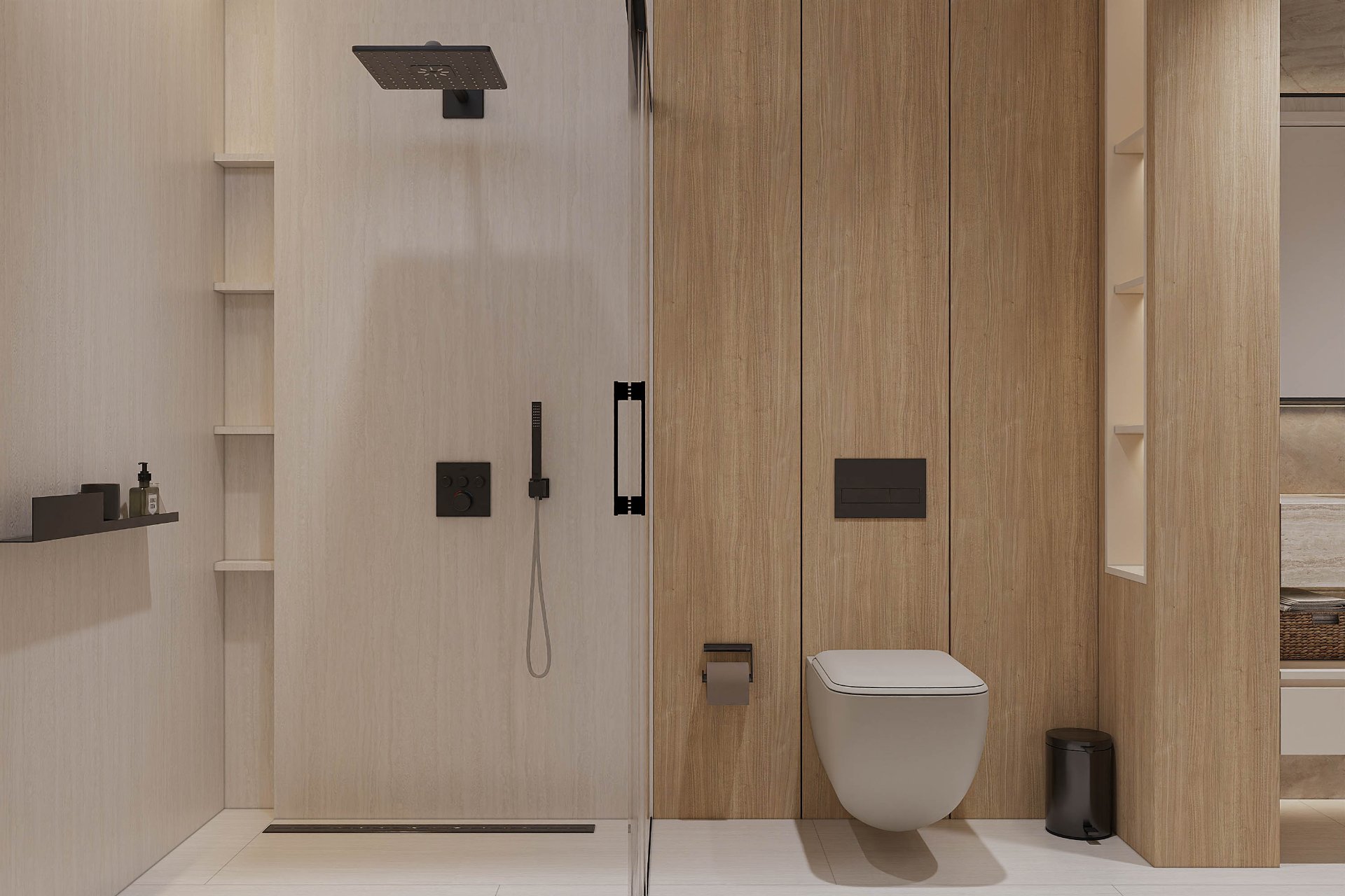 bảo quản nội thất gỗ công nghiệp – dự án Thu Duc House (6)