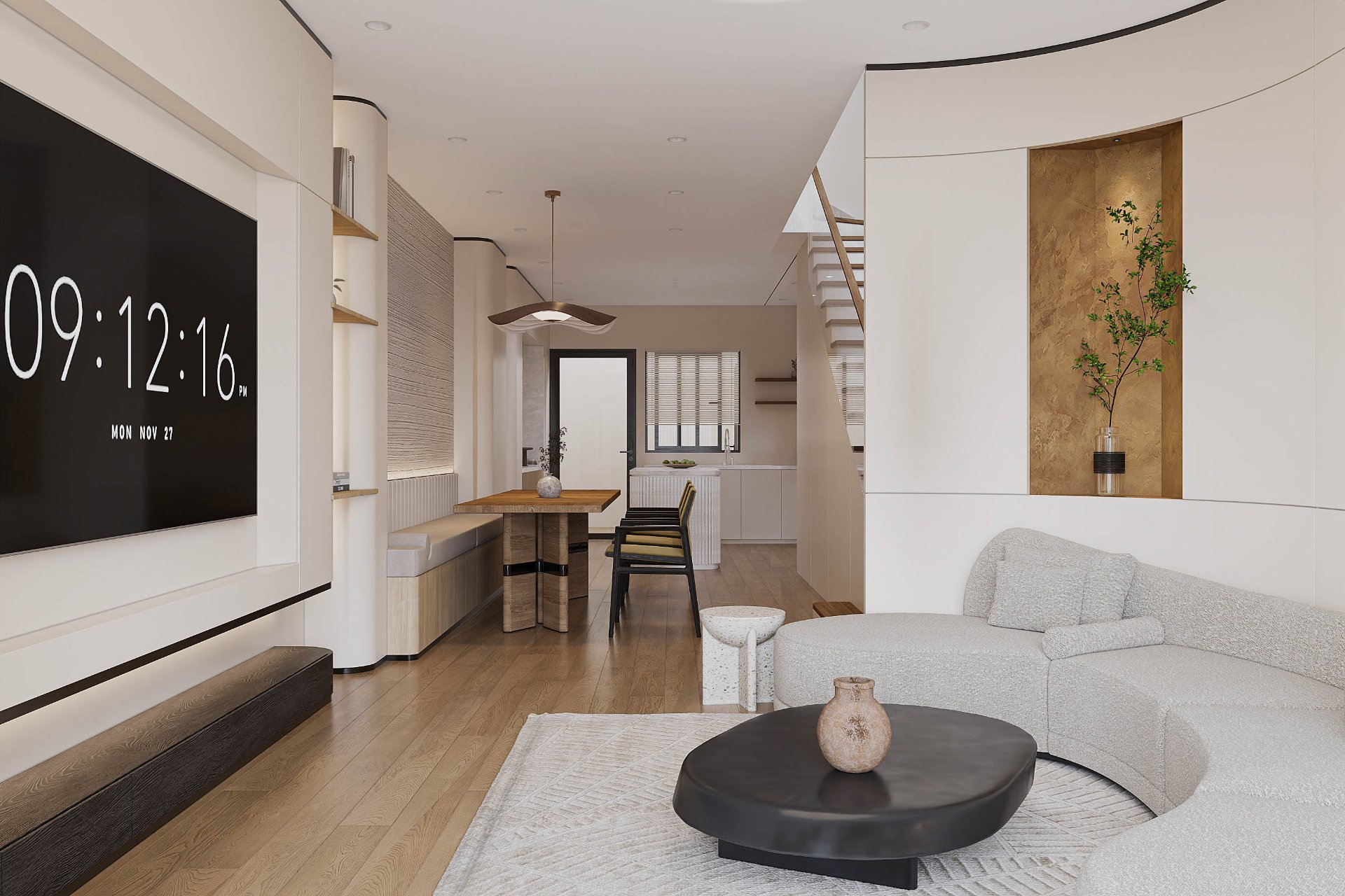 bố trí nội thất căn hộ 100m2 – dự án Phuong House (6)