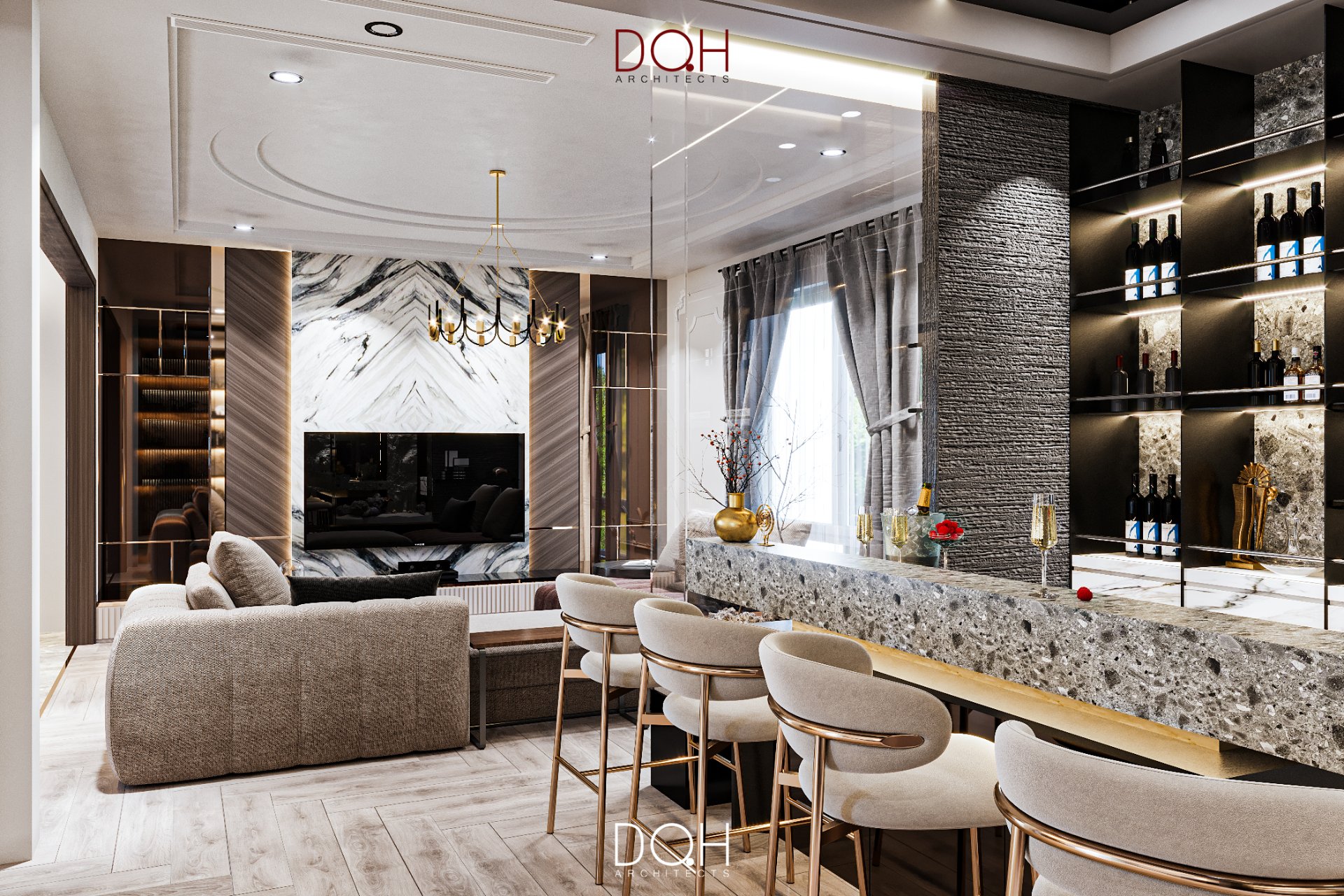 cách chọn công ty thiết kế nội thất – dự án Villa Luxury (1)