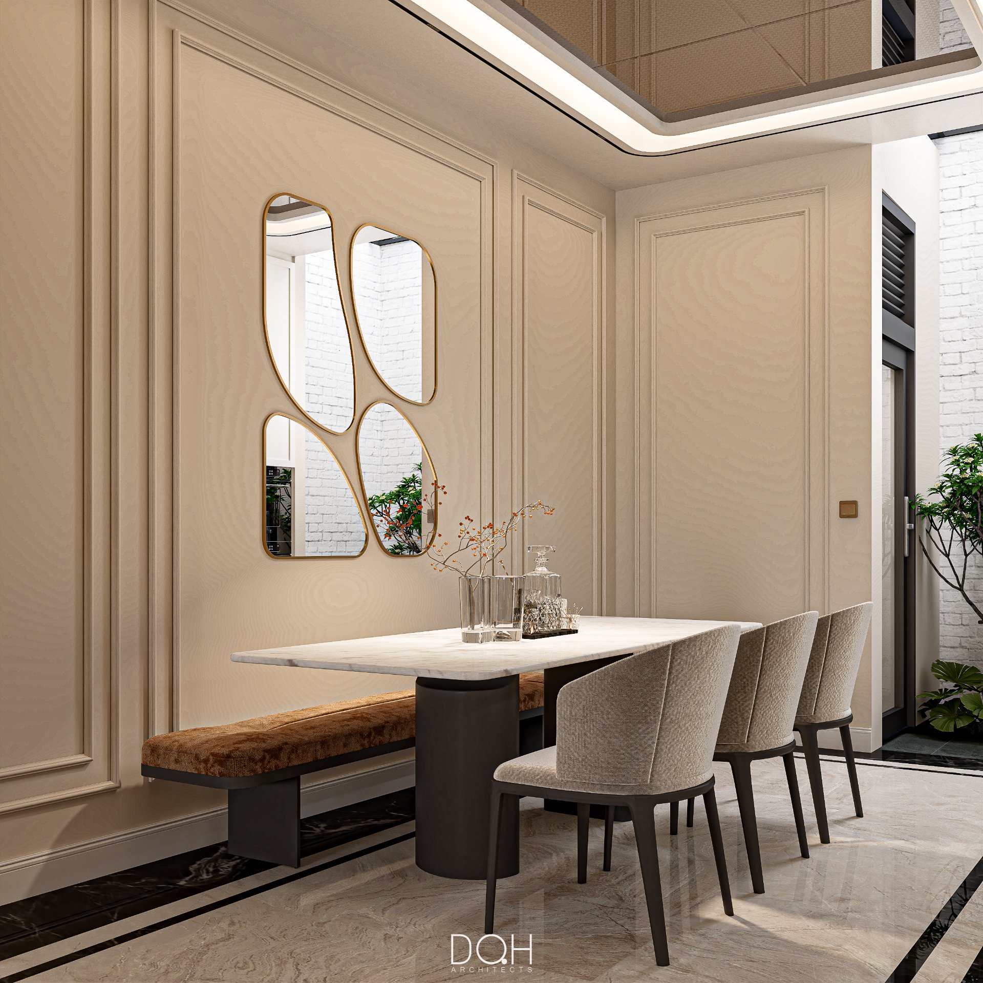 phong cách tân cổ điển – dự án Tu Tham House (7)