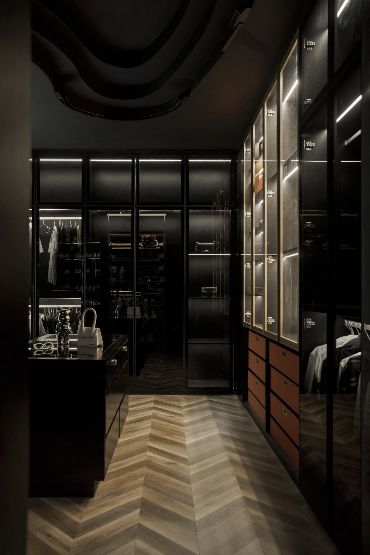 phòng thay đồ walk in – dự án D&K House (1)