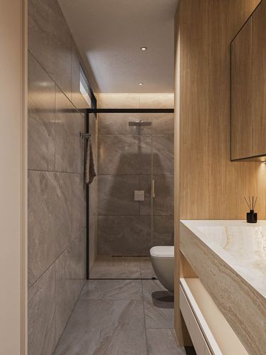 Thiết kế phòng tắm hiện đại: chống thấm, thông gió, dễ vệ sinh