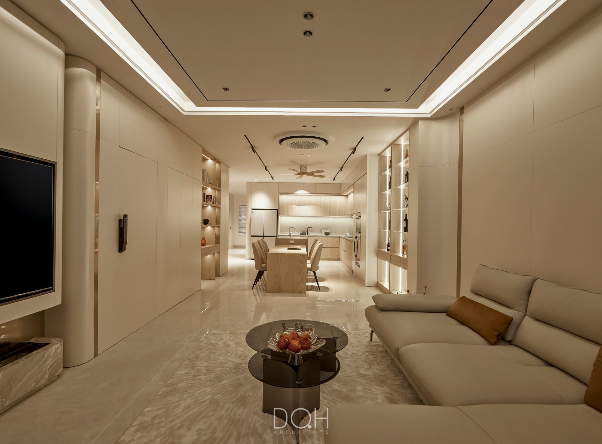 thiết kế chiếu sáng nội thất – dự án Phương Vân House (1)