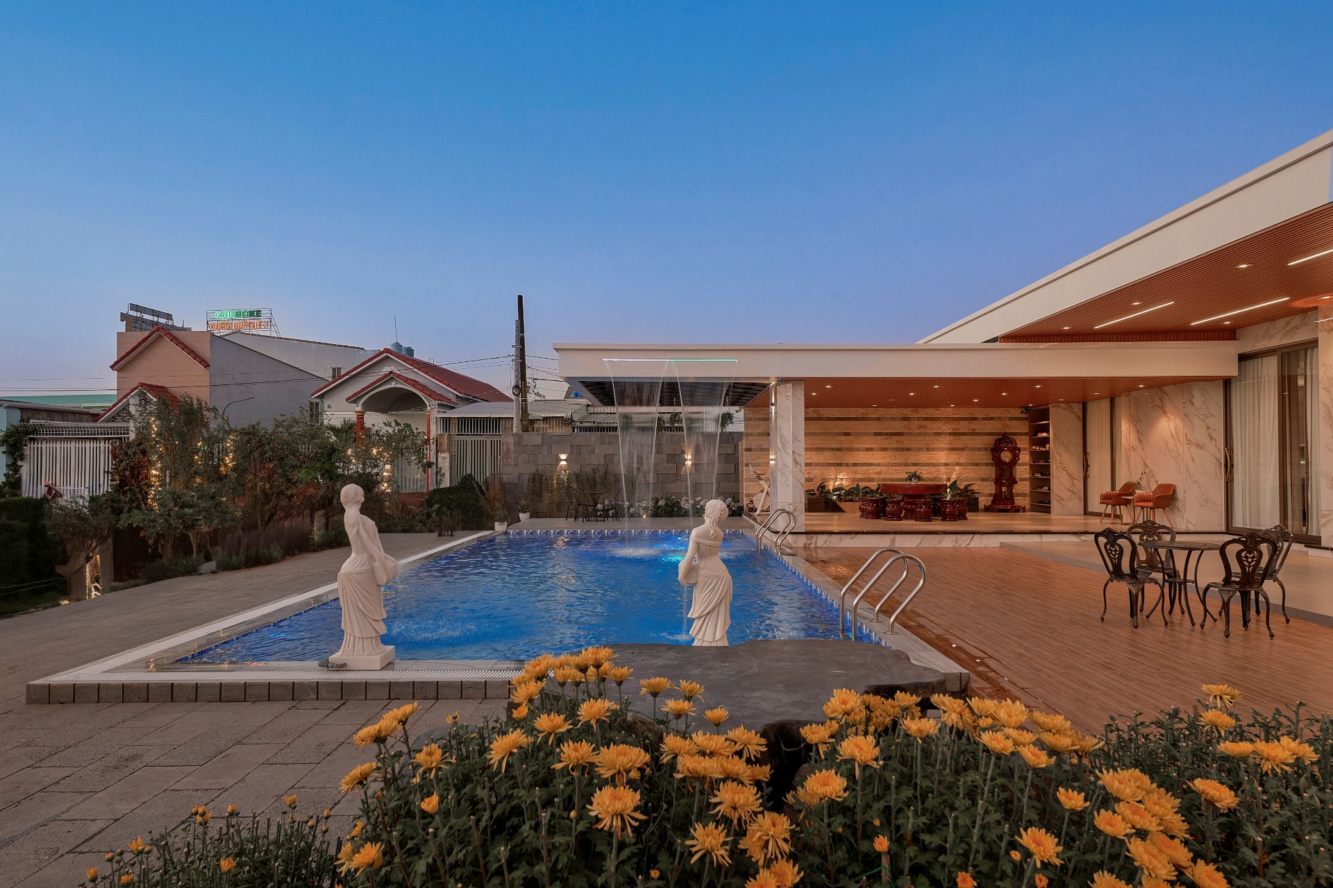 thiết kế chiếu sáng nội thất – dự án Villa Vĩnh Hoà (6)