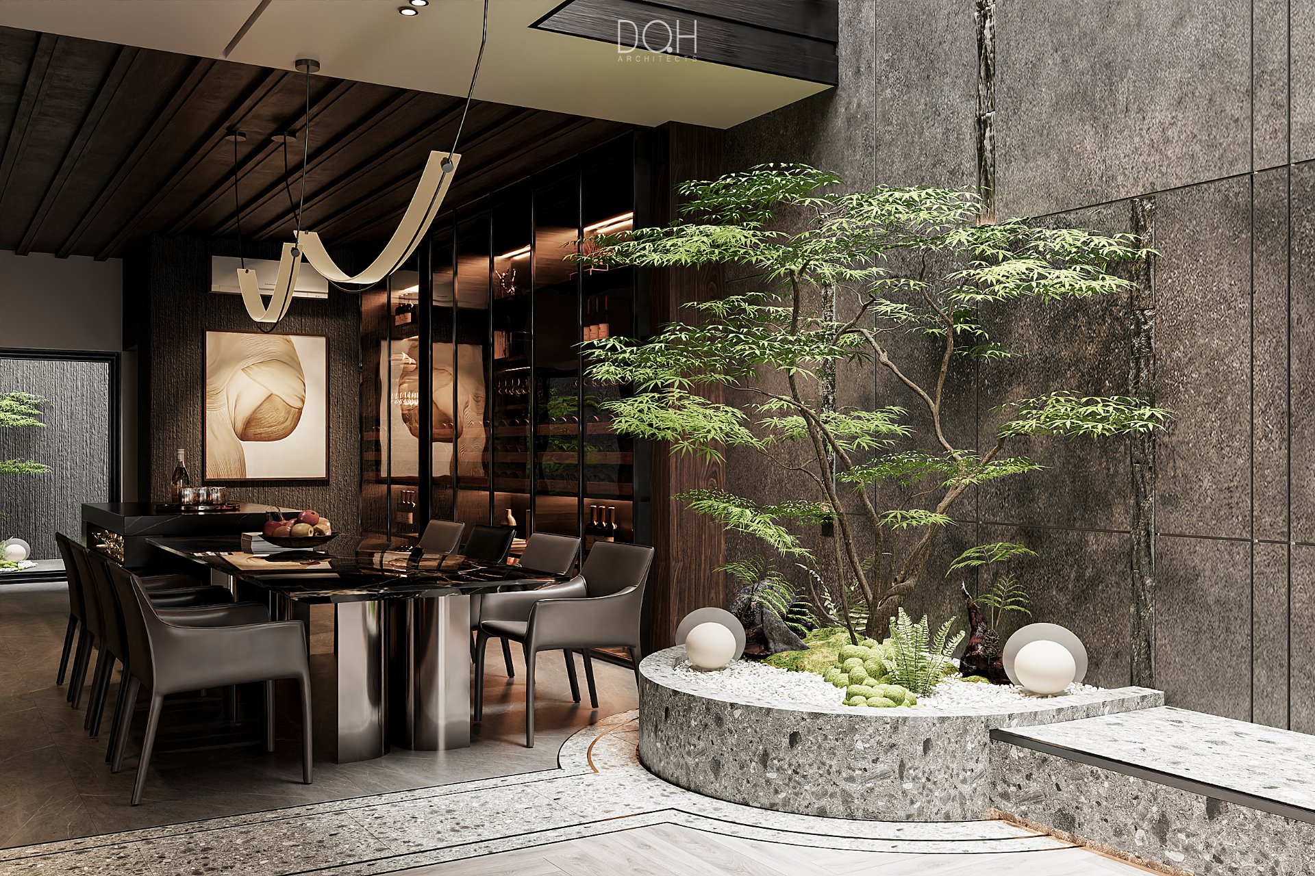 thiết kế phòng khách – dự án Kim House (3)