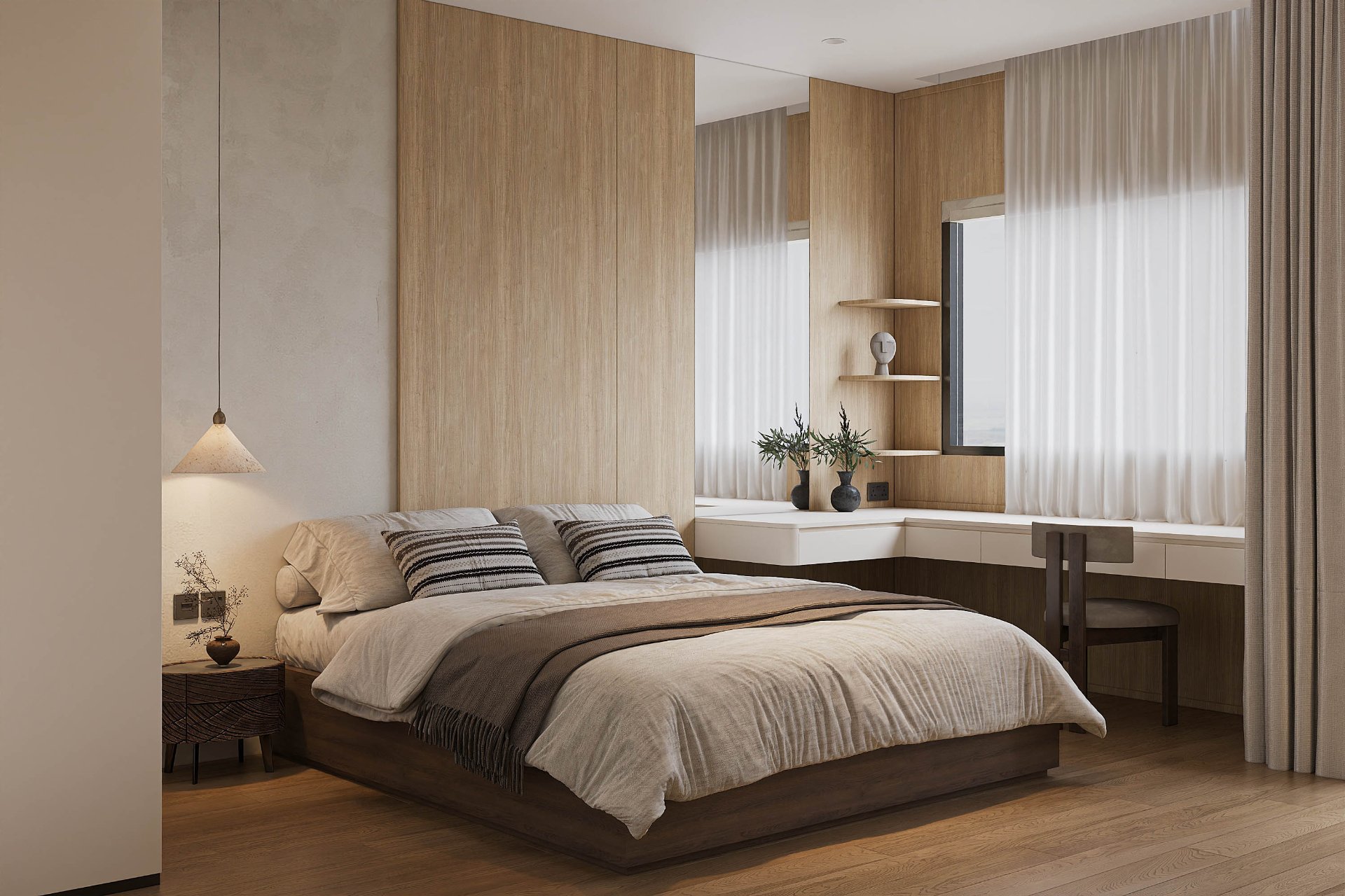 thiết kế phòng làm việc tại nhà – dự án Phuong House (6)
