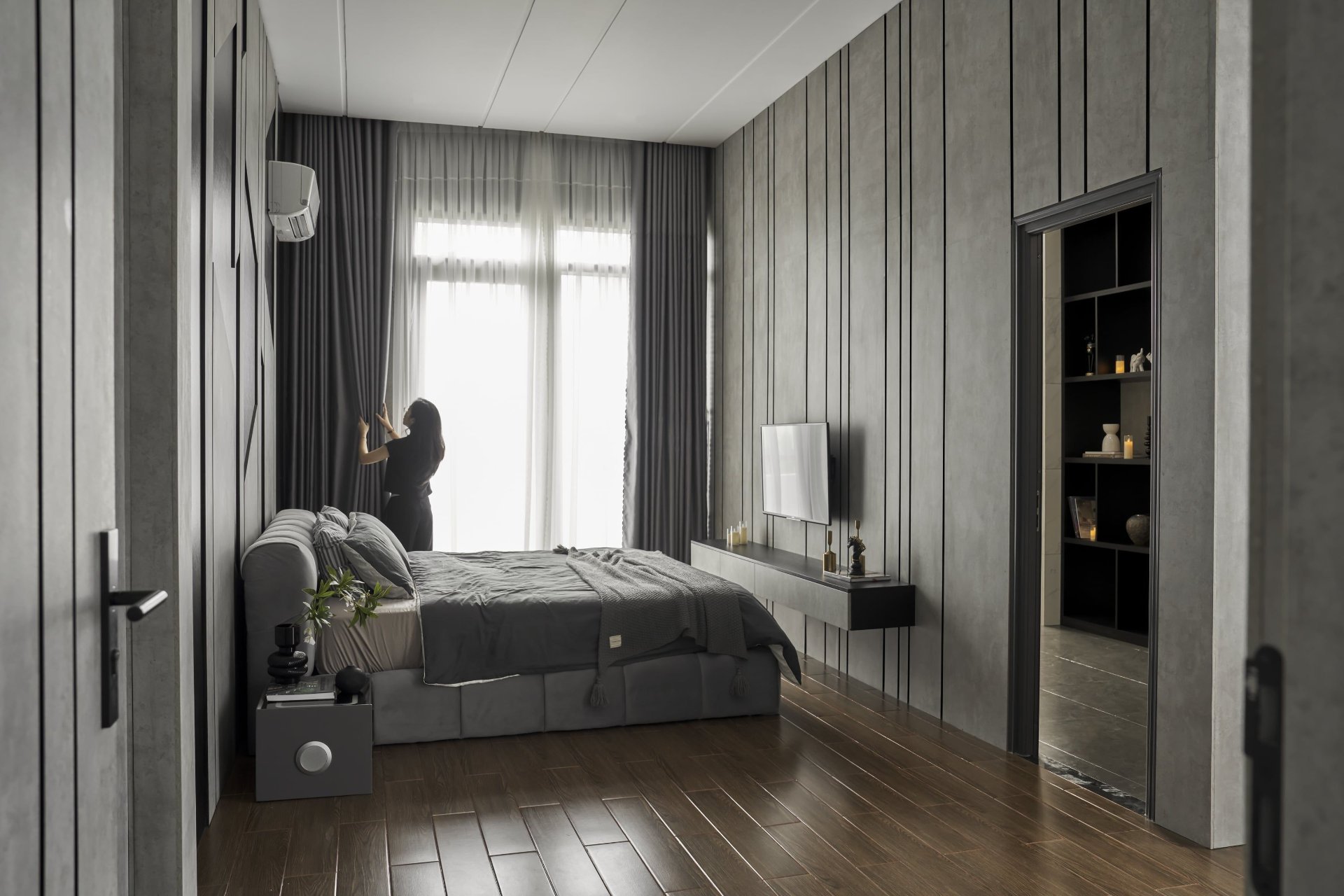 thiết kế sảnh vào căn hộ – dự án D&K House (4)