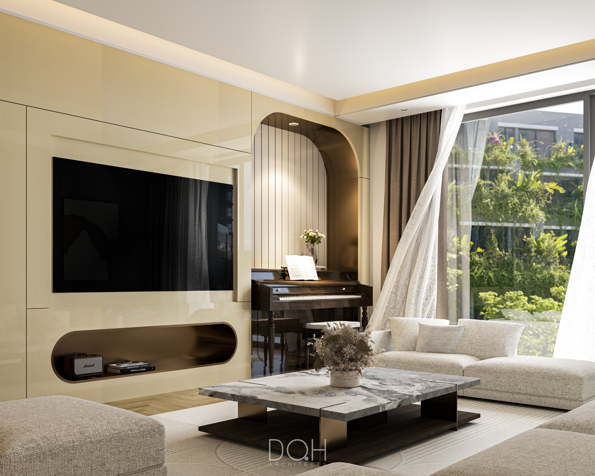 thiết kế thi công nội thất quận 2 – dự án The Global City (1)