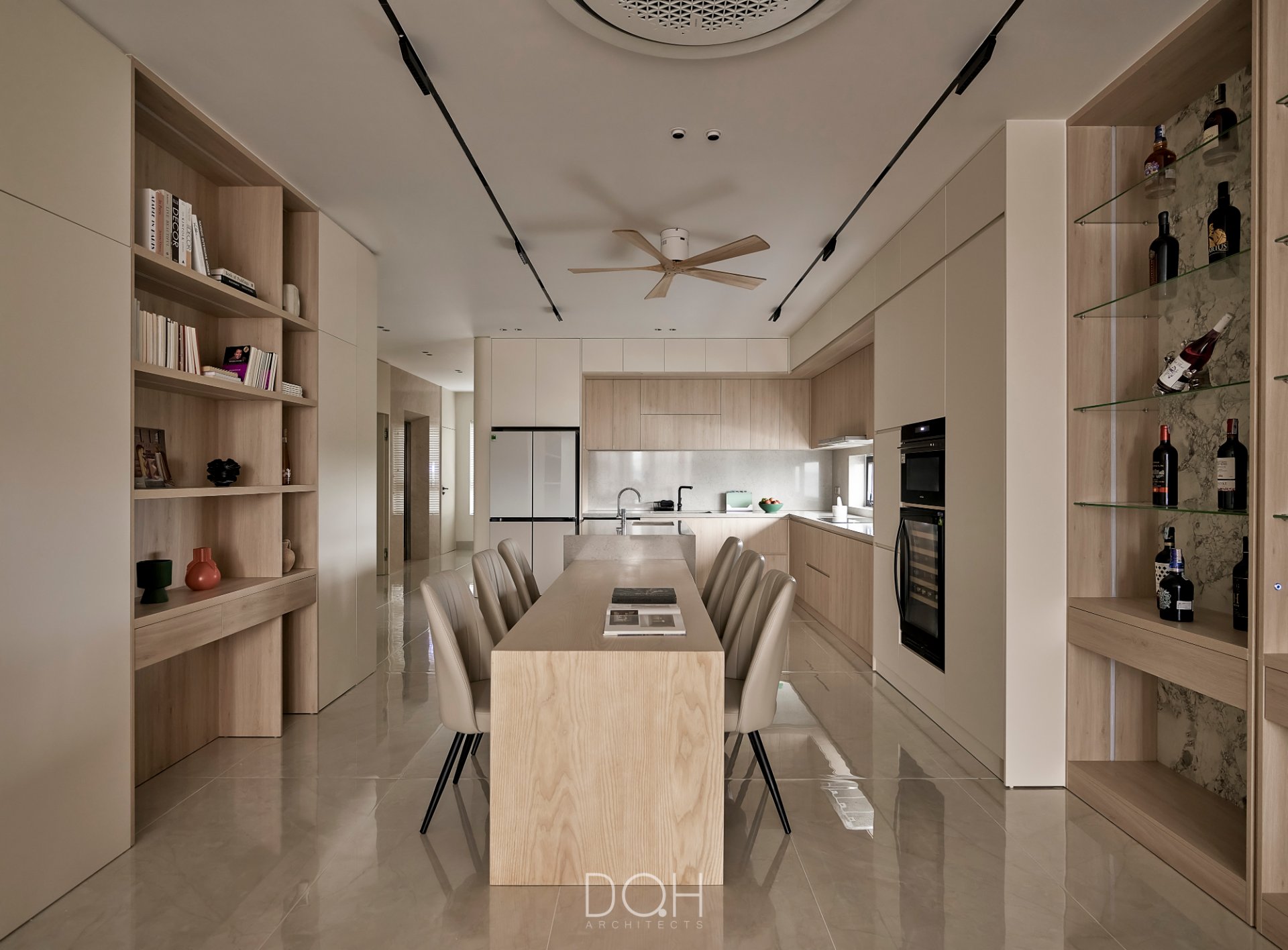 tủ bếp gỗ công nghiệp – dự án Phương Vân House (1)
