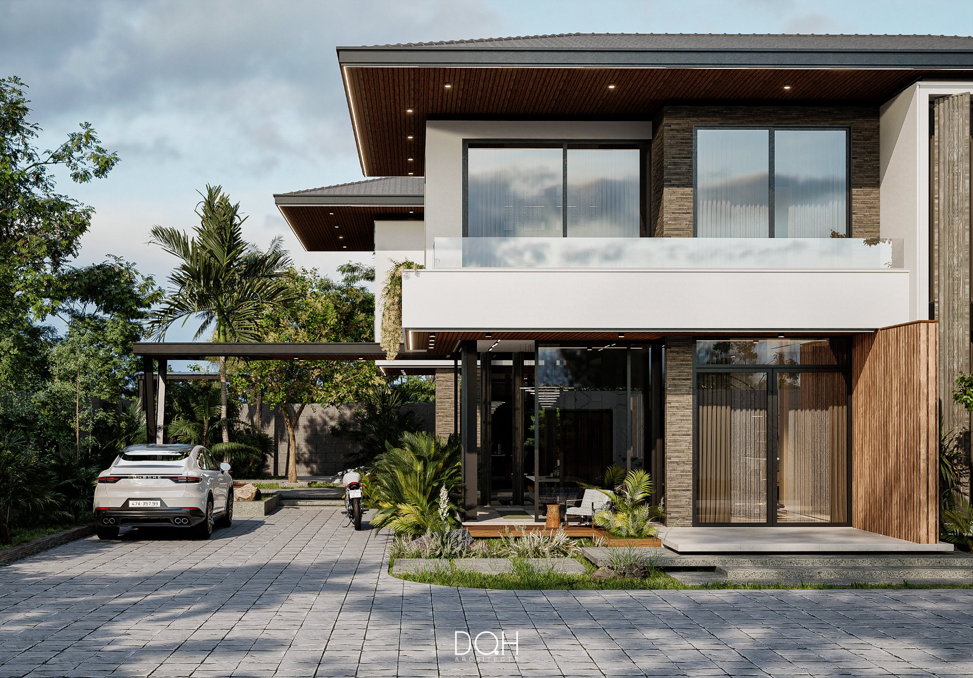 xây nhà phần thô và hoàn thiện – dự án Villa Bảo Lộc (2)