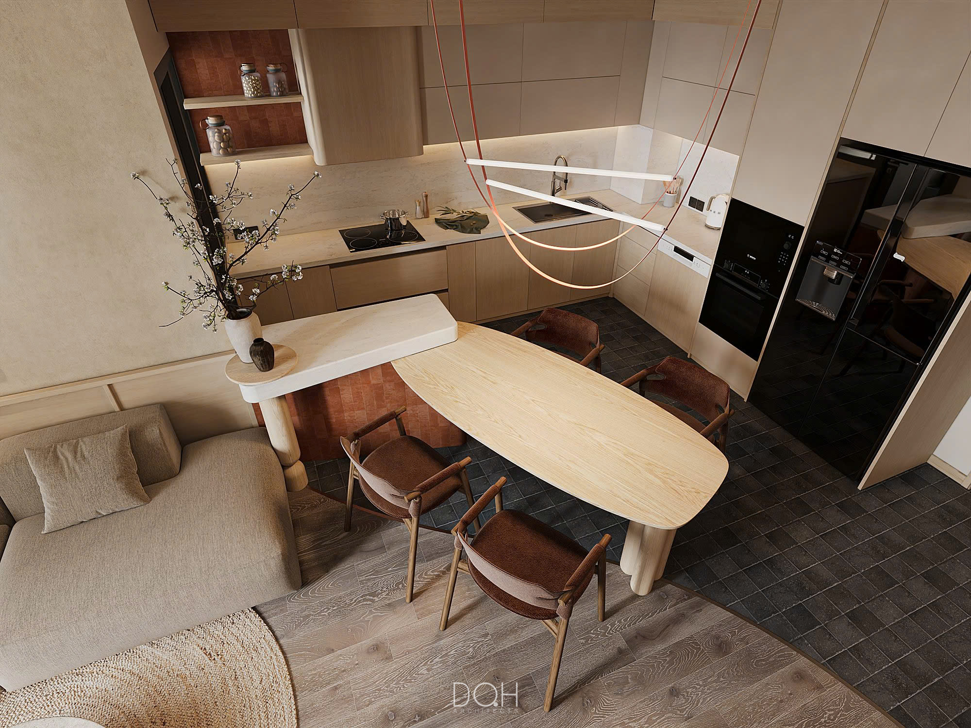 Mocha Celesta – dự án căn hộ DQH Architects